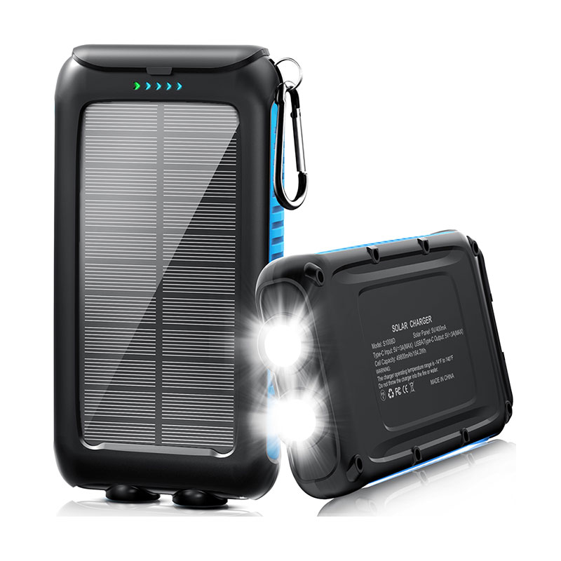 Banco de energia solar 30000mAh